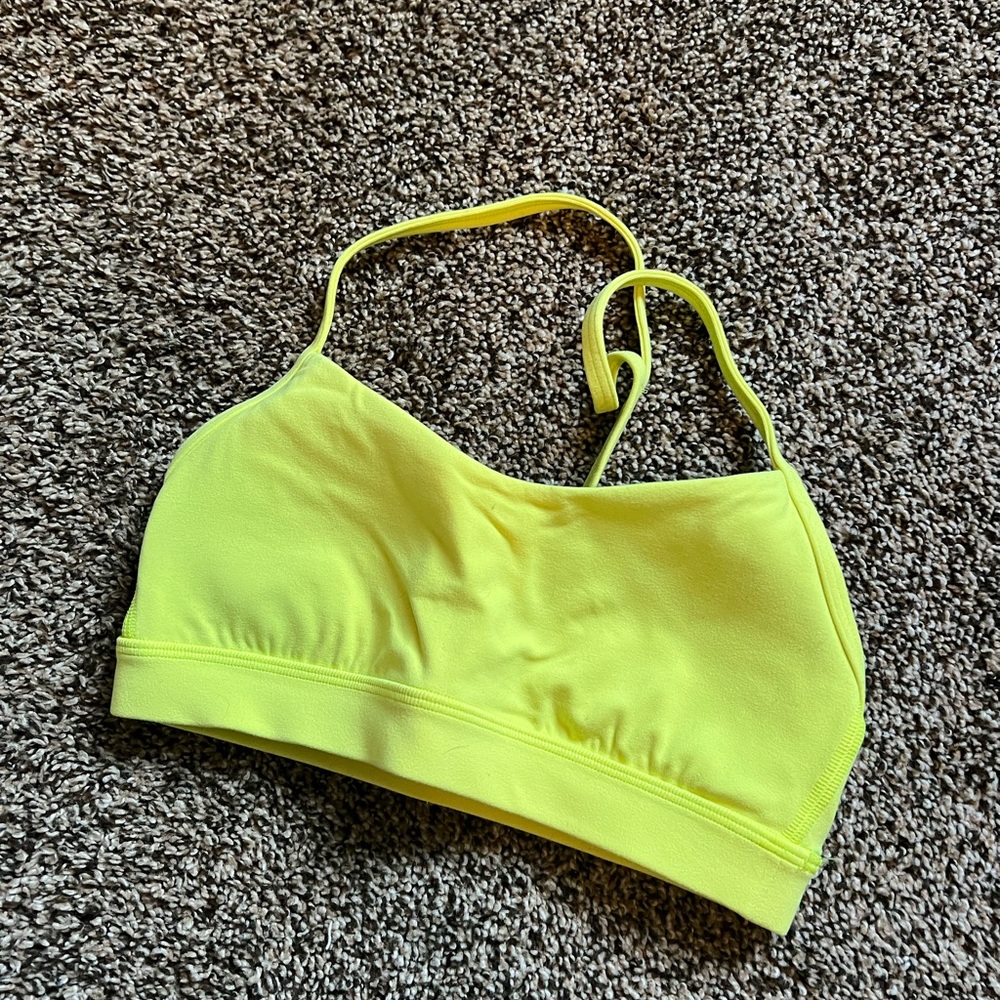 lululemon athletica Yellow Sports Bra